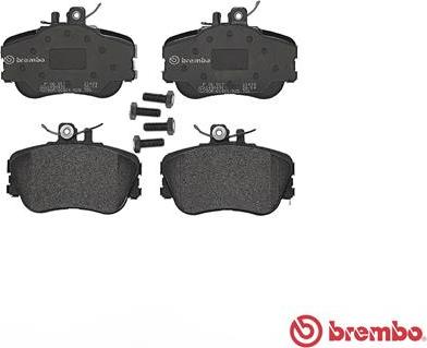 Brembo P 06 017 - Тормозные колодки, дисковые, комплект avtokuzovplus.com.ua