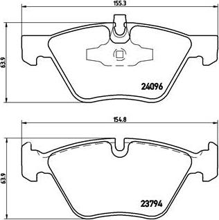 Brembo P 06 040X - Гальмівні колодки, дискові гальма autocars.com.ua