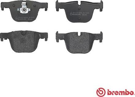 Brembo P 06 072 - Тормозные колодки, дисковые, комплект avtokuzovplus.com.ua