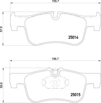 Brembo P 06 078X - Тормозные колодки, дисковые, комплект avtokuzovplus.com.ua