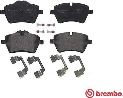 Brembo P 06 086 - Гальмівні колодки, дискові гальма autocars.com.ua