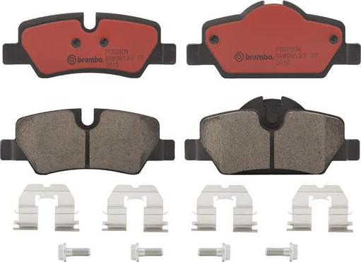 Brembo P06090N - Тормозные колодки, дисковые, комплект autodnr.net