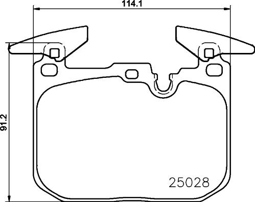 Brembo P 06 096 - Гальмівні колодки, дискові гальма autocars.com.ua