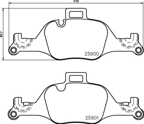 Brembo P 06 107 - Гальмівні колодки, дискові гальма autocars.com.ua