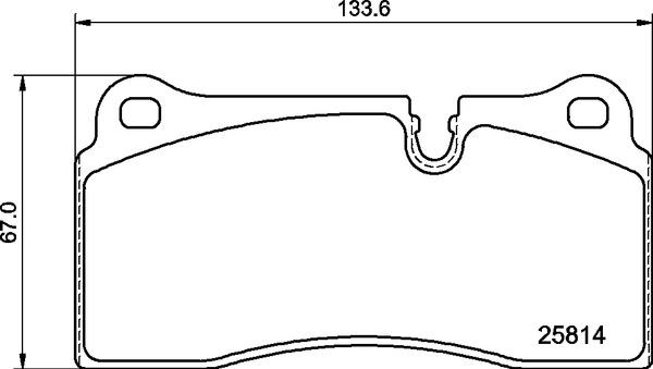 Brembo P 06 111 - Гальмівні колодки, дискові гальма autocars.com.ua