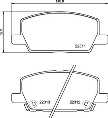 Brembo P 07 012 - Гальмівні колодки, дискові гальма autocars.com.ua