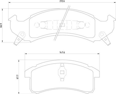 Brembo P 09 002 - Гальмівні колодки, дискові гальма autocars.com.ua