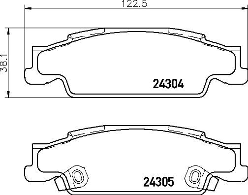 Brembo P 09 007 - Тормозные колодки, дисковые, комплект autodnr.net