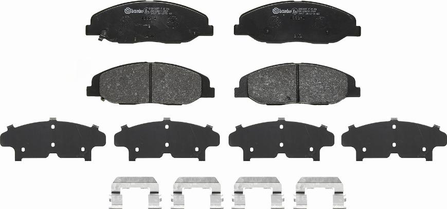 Brembo P 09 016 - Тормозные колодки, дисковые, комплект autodnr.net