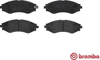 Brembo P 10 006 - Тормозные колодки, дисковые, комплект avtokuzovplus.com.ua