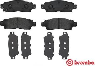 Brembo P 10 010 - Тормозные колодки, дисковые, комплект avtokuzovplus.com.ua