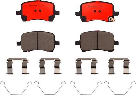 Brembo P10030N - Гальмівні колодки, дискові гальма autocars.com.ua