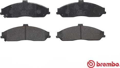 Brembo P 10 052 - Гальмівні колодки, дискові гальма autocars.com.ua