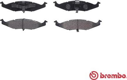 Brembo P 11 009 - Тормозные колодки, дисковые, комплект avtokuzovplus.com.ua