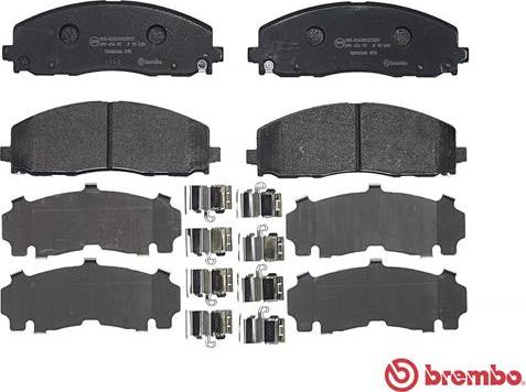 Brembo P 11 035 - Гальмівні колодки дискові autocars.com.ua