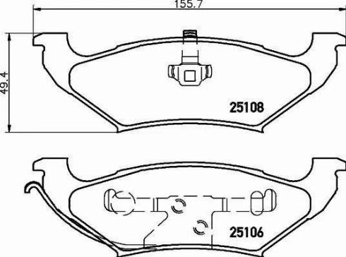 Brembo P 11 039 - Тормозные колодки, дисковые, комплект avtokuzovplus.com.ua