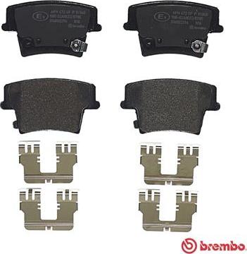 Brembo P 11 040 - Гальмівні колодки дискові autocars.com.ua