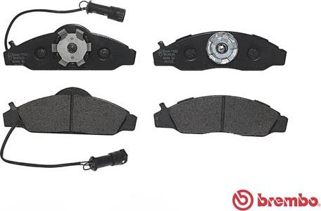 Brembo P 15 003 - Гальмівні колодки, дискові гальма autocars.com.ua