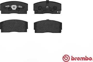 Brembo P 16 005 - Тормозные колодки, дисковые, комплект avtokuzovplus.com.ua