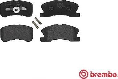 Brembo P 16 008 - Тормозные колодки, дисковые, комплект avtokuzovplus.com.ua