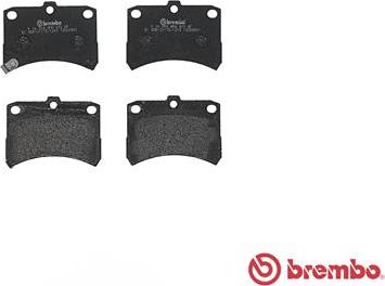 Brembo P 16 009 - Тормозные колодки, дисковые, комплект avtokuzovplus.com.ua