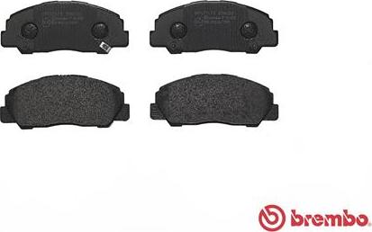 Brembo P 16 010 - Тормозные колодки, дисковые, комплект autodnr.net