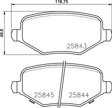 Brembo P 18 029 - Тормозные колодки, дисковые, комплект avtokuzovplus.com.ua