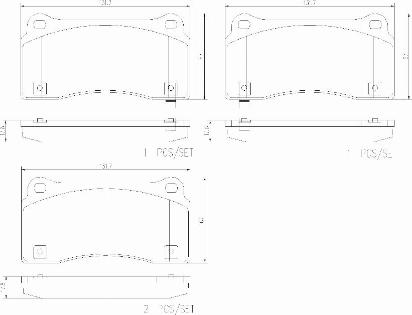 Brembo P 18 046 - Гальмівні колодки, дискові гальма autocars.com.ua