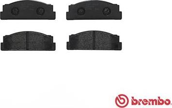 Brembo P 23 003 - Тормозные колодки, дисковые, комплект autodnr.net