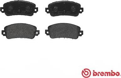 Brembo P 23 014 - Тормозные колодки, дисковые, комплект avtokuzovplus.com.ua