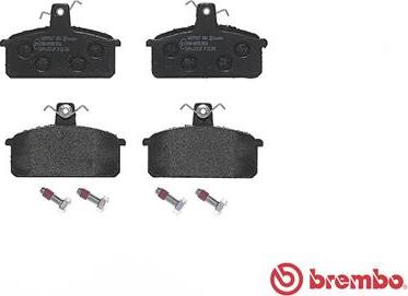 Brembo P 23 018 - Гальмівні колодки, дискові гальма autocars.com.ua