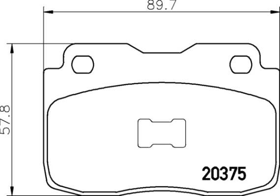 Brembo P 23 025 - Тормозные колодки, дисковые, комплект avtokuzovplus.com.ua