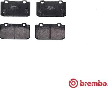 Brembo P 23 027 - Тормозные колодки, дисковые, комплект autodnr.net