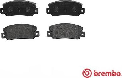 Brembo P 23 032 - Гальмівні колодки, дискові гальма autocars.com.ua