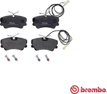 Brembo P 23 035 - Гальмівні колодки, дискові гальма autocars.com.ua