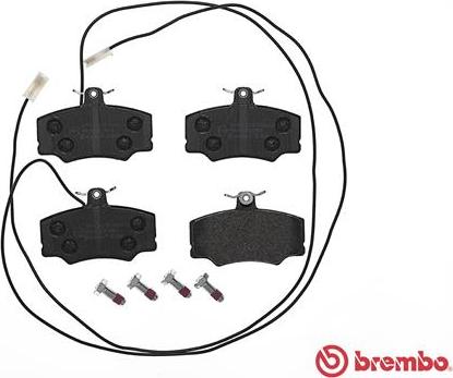 Brembo P 23 048 - Гальмівні колодки дискові autocars.com.ua