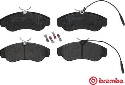 Brembo P 23 069 - Гальмівні колодки, дискові гальма autocars.com.ua