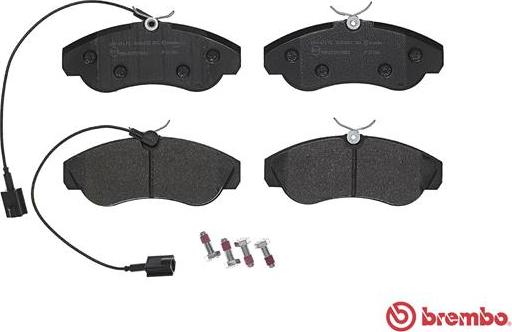 Brembo P 23 084 - Тормозные колодки, дисковые, комплект avtokuzovplus.com.ua