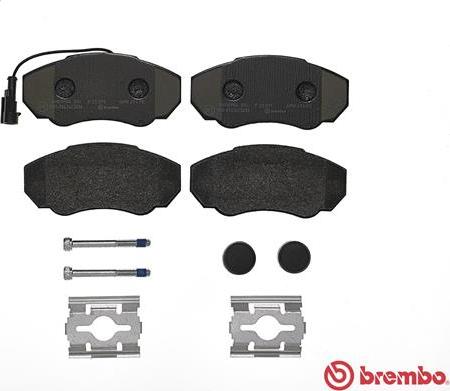 Brembo P 23 091 - Гальмівні колодки, дискові гальма autocars.com.ua