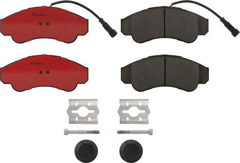 Brembo P23092N - Гальмівні колодки, дискові гальма autocars.com.ua