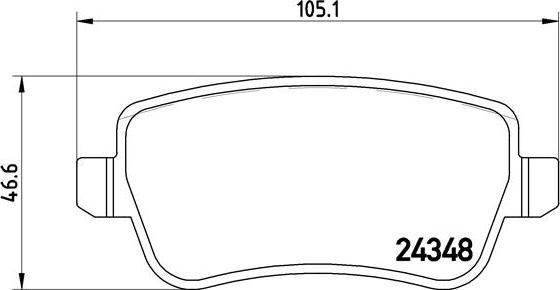 Brembo P 23 101 - Гальмівні колодки, дискові гальма autocars.com.ua