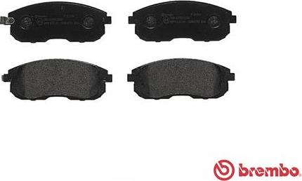 Brembo P 23 126 - Гальмівні колодки дискові autocars.com.ua