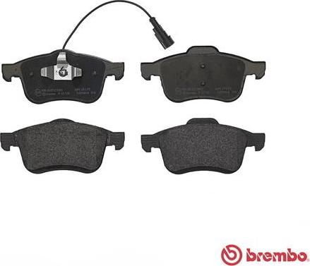 Brembo P 23 130 - Тормозные колодки, дисковые, комплект avtokuzovplus.com.ua