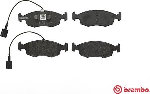 Brembo P 23 138 - Тормозные колодки, дисковые, комплект avtokuzovplus.com.ua