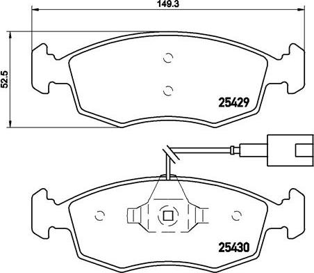 Brembo P 23 138 - Гальмівні колодки, дискові гальма autocars.com.ua