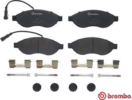 Brembo P 23 144 - Гальмівні колодки, дискові гальма autocars.com.ua