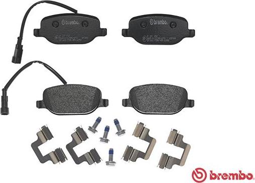 Brembo P 23 152 - Тормозные колодки, дисковые, комплект avtokuzovplus.com.ua