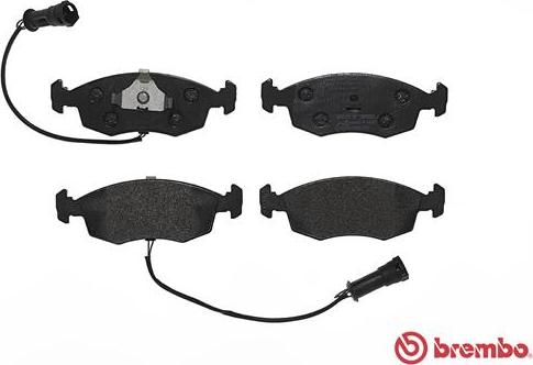 Brembo P 24 007 - Тормозные колодки, дисковые, комплект avtokuzovplus.com.ua