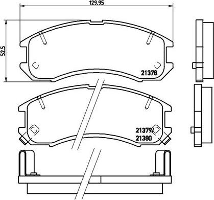 Brembo P 24 024 - Гальмівні колодки дискові autocars.com.ua