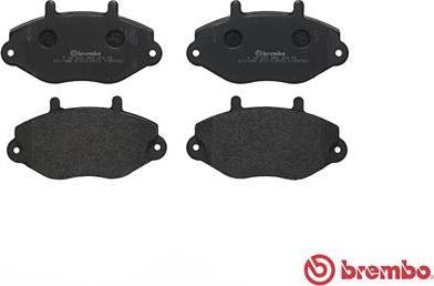 Brembo P 24 033 - Тормозные колодки, дисковые, комплект avtokuzovplus.com.ua